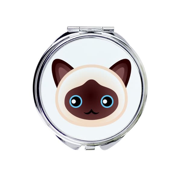 Birman - pocket handväska spegel från Art-Dog