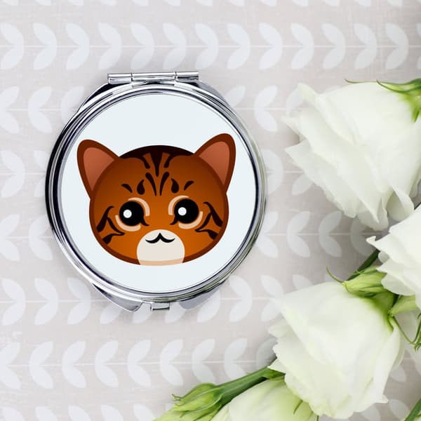 Toyger cat - Art-Dogin taskulaukun peili
