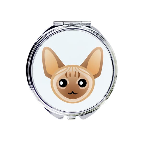 Devon Rex - handväska spegel från Art-Dog