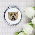 Miniatyrbild 2 av 3: Cairn Terrier - en spegel med ett foto och en geometrisk inskription av Art-Dog