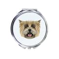 Miniatyrbild 1 av 3: Cairn Terrier - en spegel med ett foto och en geometrisk inskription av Art-Dog