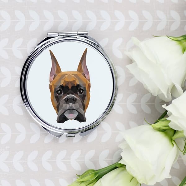 Boxer, Boxer I - et spejl med et foto og en geometrisk inskription af Art-Dog