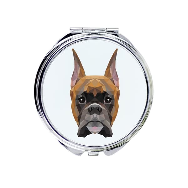 Boxer, Boxer I - et spejl med et foto og en geometrisk inskription af Art-Dog
