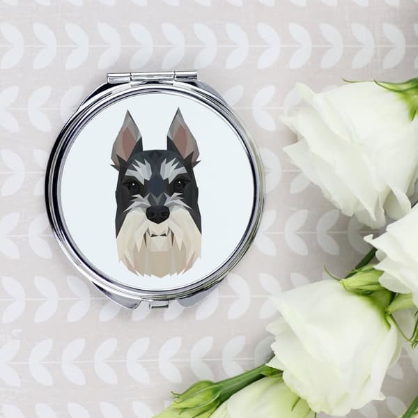 Schnauzer, Schnauzer I - et spejl med et foto og en geometrisk inskription af Art-Dog
