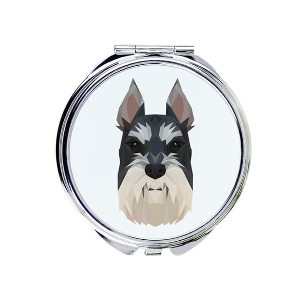 Schnauzer, Schnauzer I - et spejl med et foto og en geometrisk inskription af Art-Dog