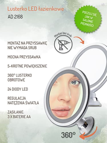 AD 2168 LED kylpyhuonepeili