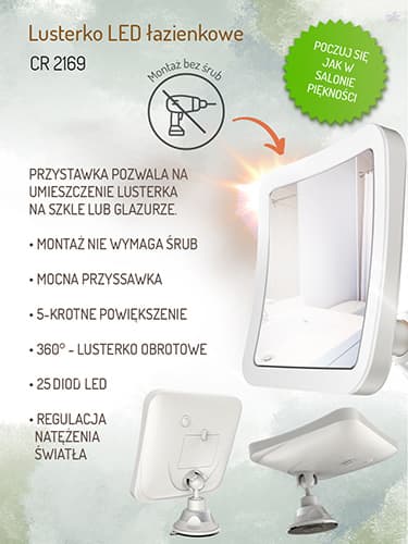 CR 2169 LED badrumsspegel