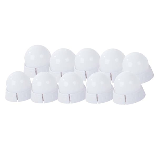 LED-sminkspegelbelysning – 10-pack med USB