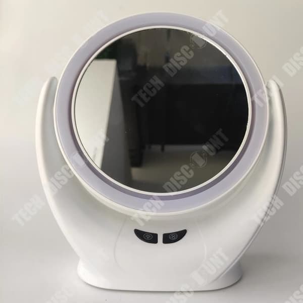 TD® Smart Makeup Mirror HD Dual Switch-spegel med LED-ljus och fläktfunktion