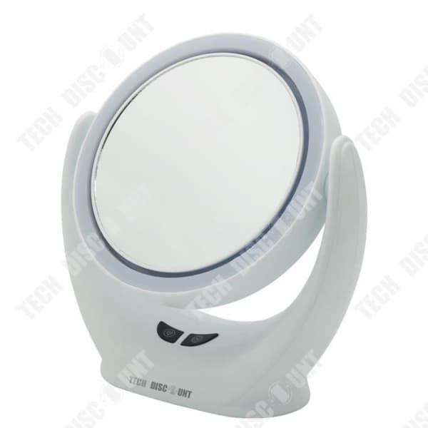 TD® Smart Makeup Mirror HD Dual Switch-spegel med LED-ljus och fläktfunktion