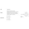 Miniatyrbilde 3 av 3: Smedbo Outline 491 Sminkespeil 7x Vegghengt