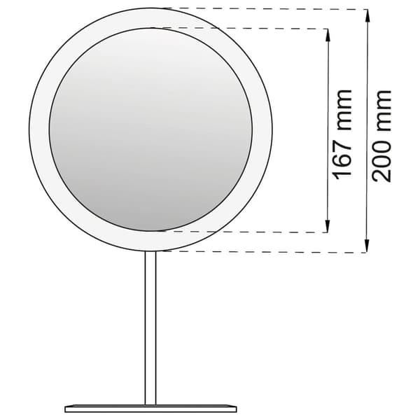 Habo Sminkespeil 5x Led