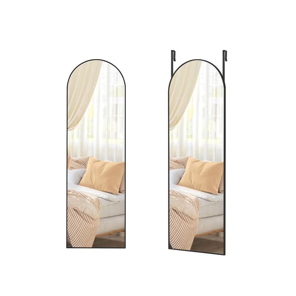Koko vartalon peili, SONGMICS, 120x40 cm, musteansävyinen.