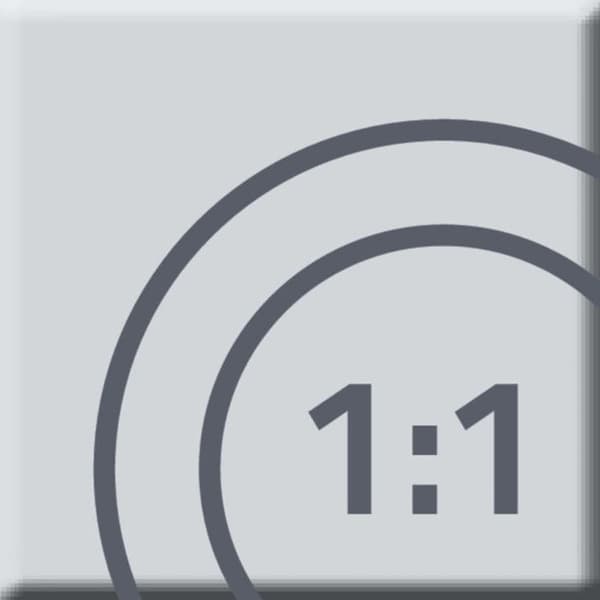 RIDDER Shuri sminkspegel med LED Touch Switch