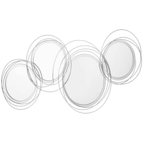 Väggdekoration, 107x56 cm, Silver