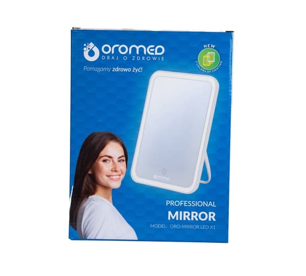 Makeupspejl med LED-belysning OROMED ORO-MIRROR LED X1