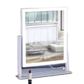 Miniatyrbillede 1 af 2: Lysende Makeup Spejl, Justerbar Lysstyrke, 360° Rotation,HVID