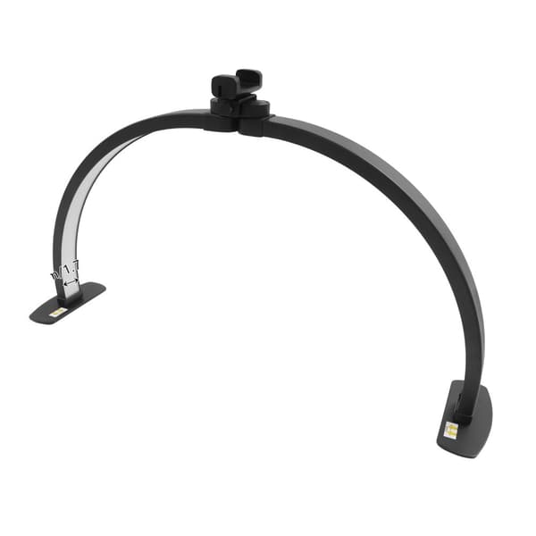 LED Lys, 38W Effekt, Justerbar Lysstyrke, Flerbrugsanvendelse,sort