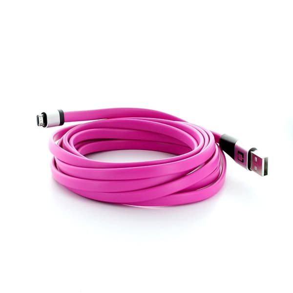 Covered Gear Micro-USB kabel 3 meter - Rosa