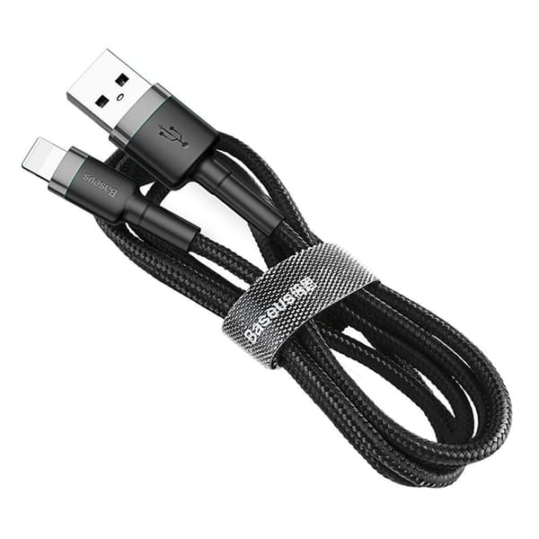 Baseus Cafule USB-A till Lightning kabel 3m Grå / Svart