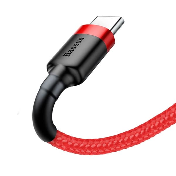 Baseus Cafule USB-C till USB-A kabel QC 3.0 3A 1M Röd
