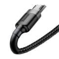 Miniatyrbild 5 av 5: Baseus Cafule micro USB kabel QC 3.0 2.4A 0,5M Svart-Grå