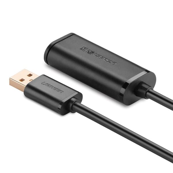 Ugreen USB 2.0 female USB male Kabel Chipset 5 m Svart