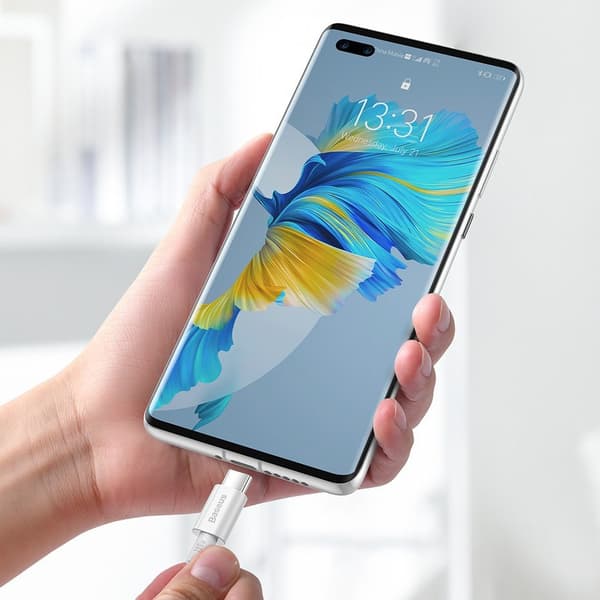 Baseus Superior USB-C till USB-C kabel 100W 5A 20V 1m - Vit