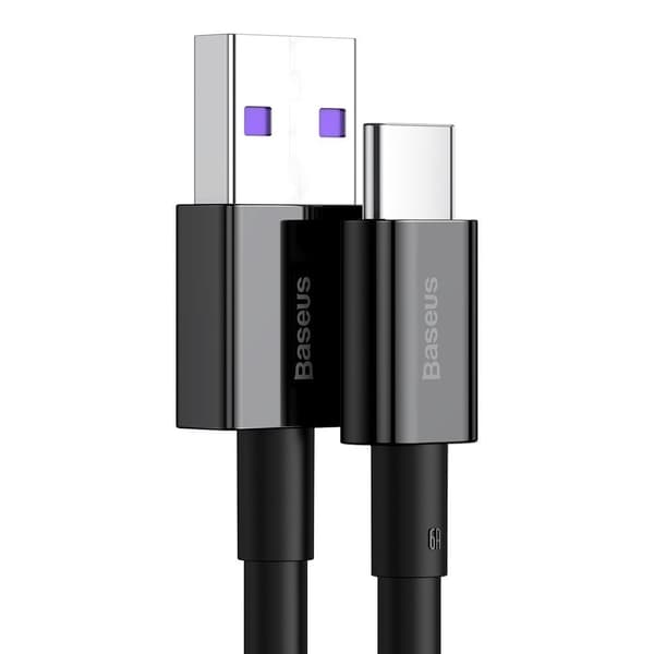 Baseus Huawei Snabb USB-C till USB-A kabel 2m - Svart
