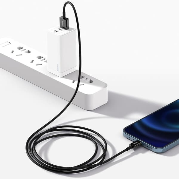 Baseus Fast Charging USB-A till Lightning kabel 1m - Svart
