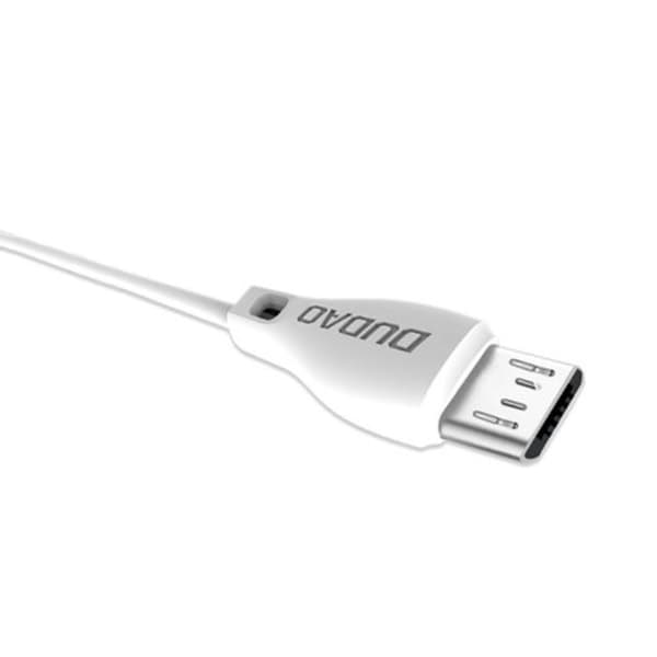 Dudao USB Till Micro USB Kabel 2m - Vit