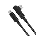 Miniatyrbild 2 av 5: Acefast Vinklad USB-C till USB-C kabel 100W 2m - Svart