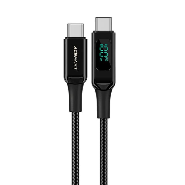 Acefast USB-C till USB-C 100W 2m - Svart