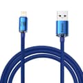 Miniatyrbild 1 av 5: Baseus Crystal USB-A till Lightning kabel 2m - Blå