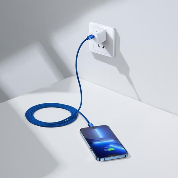 Baseus Crystal USB-C till Lightning kabel 20W 2m - Blå