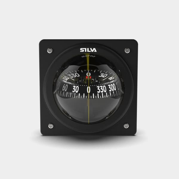 Båtkompass Silva 70P, Ø70 mm, skottmonterad, svart