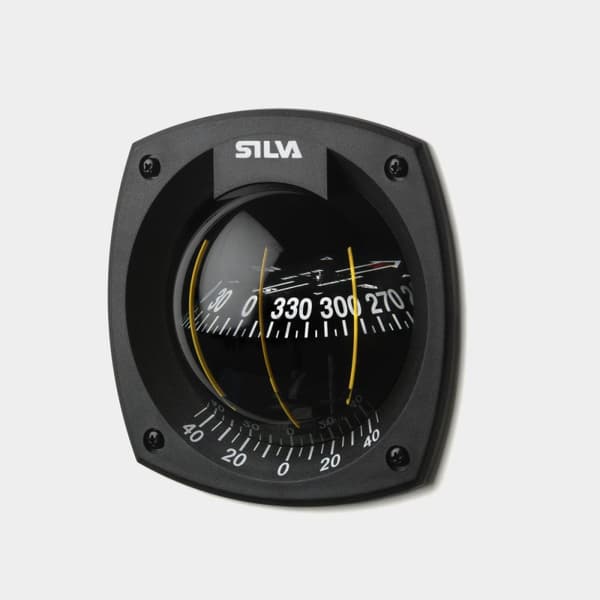 Båtkompass Silva 125B/H, Ø125 mm, skottmonterad, svart