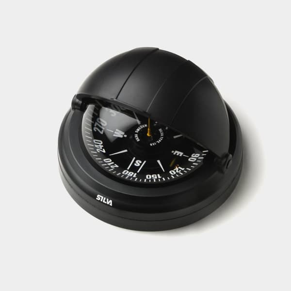 Båtkompass Silva 125FTC, Ø125 mm, skottmonterad, svart