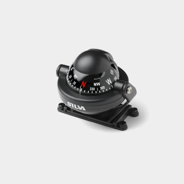 Båtkompass Silva C58, Ø50 mm, bygelmonterad, svart