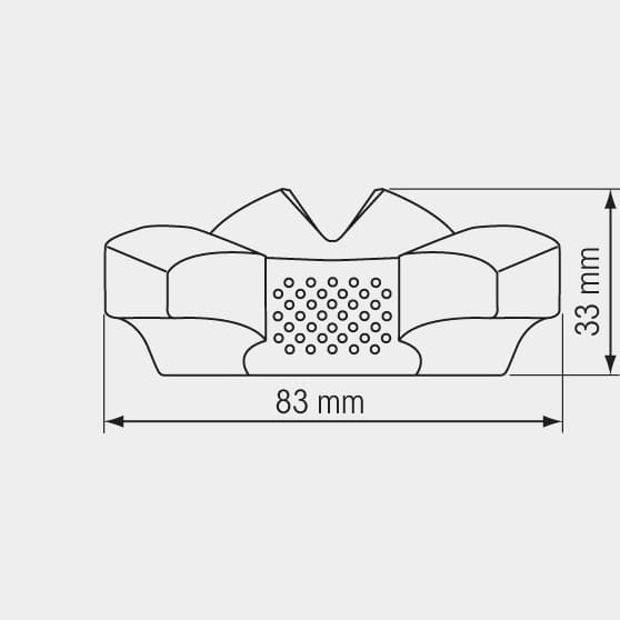 Syftkompass Plastimo Iris 50, gul