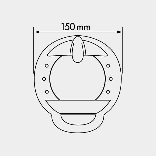 Båtkompass Plastimo Contest 101 Tactical, Ø100 mm, skottmonterad 10° - 15°, svart