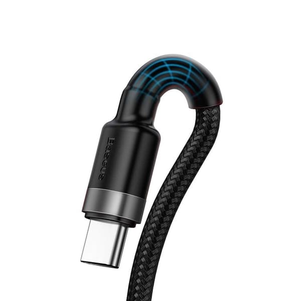 Baseus Cafule USB-C till USB-A kabel 40W 1m - Svart/Grå