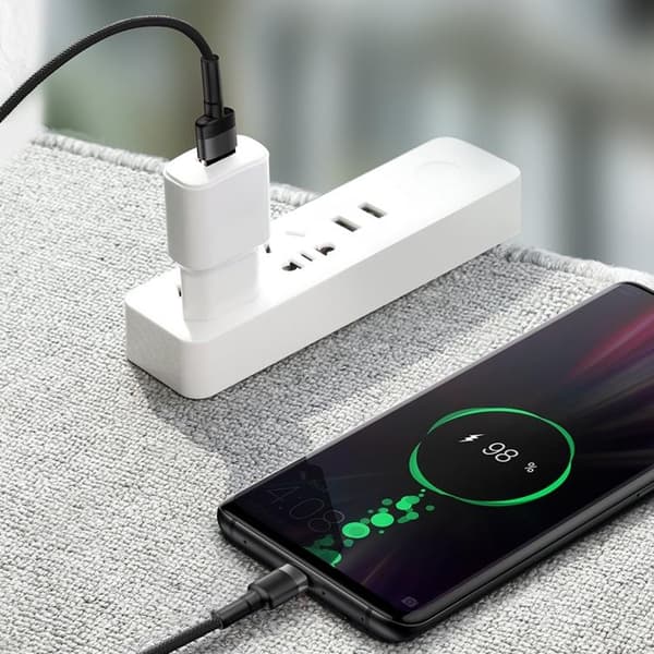 Baseus Cafule USB-C till USB-A kabel 40W 1m - Svart/Grå