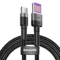 Miniatyrbild 1 av 6: Baseus Cafule USB-C till USB-A kabel 40W 1m - Svart/Grå