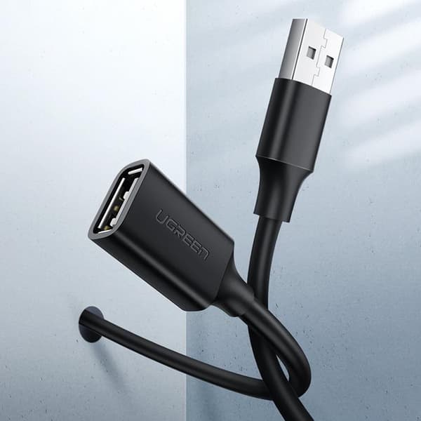 Ugreen Förlängning USB 2.0 Kabel 5m - Svart