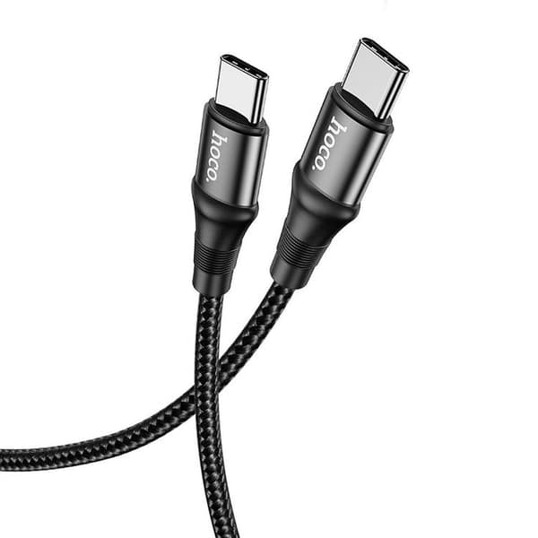 Hoco Exquisito USB-C till USB-C kabel 100W 1m - Svart