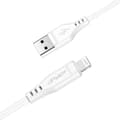 Miniatyrbild 2 av 3: Acefast USB-A till Lightning kabel 1.2m - Vit