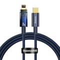 Miniatyrbild 1 av 5: Baseus Explorer USB USB-C till Lightning kabel 20W 1m - Blå