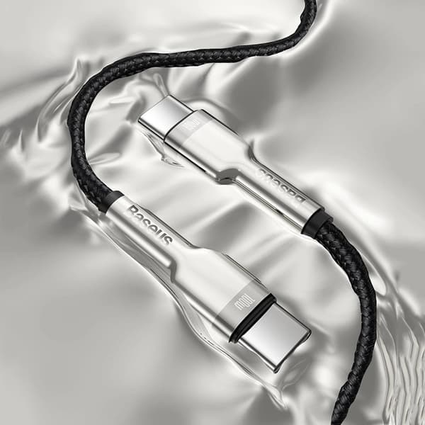 Baseus USB-C till USB-C kabel Cafule Series Metal 100W 5A 1m