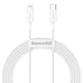 Miniatyrbild 1 av 11: BASEUS USB-C/Lightning Cafule Series Metal Data 2m